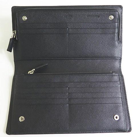 PRADA（プラダ） サフィアーノレザー オーガナイザー 2つ折り 長財布