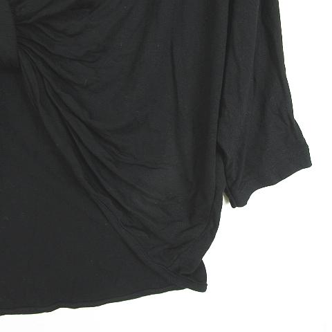 ソブ sov. ダブスタ ツイスト カットソー ドルマンスリーブ 七分袖