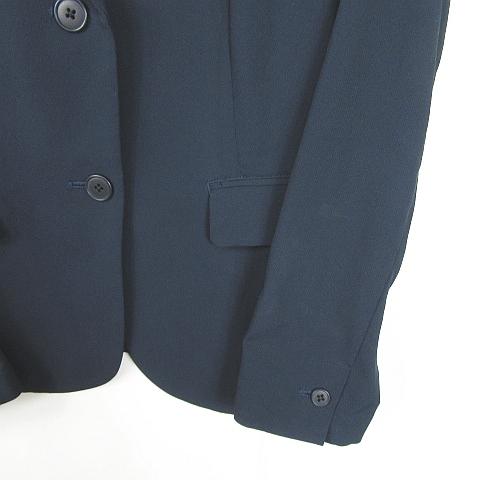 無印良品 良品計画 MUJI テーラード 2B ジャケット L ネイビー