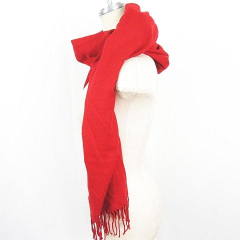 COMME CA ISM（コムサイズム） 大判 ストール マフラー フリンジ