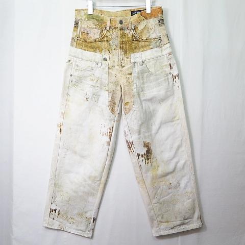 ZARA × Andersson Bell ダブルウエスト プリントデニムパンツ ZARA（ザラ） ZARA ADSB ANDERSSON BELL ダブルウエスト プリント