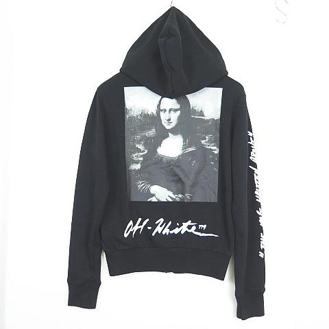 オフホワイト OFF WHITE MONNALISA ZIPPED HOODIE パーカー ジップ