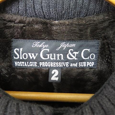 スロウガン SLOWGUN レザー スリーブ アワードジャケット スタジャン 2