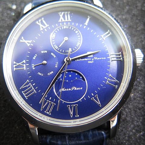 【美品＊稼動品】サルバトーレマーラ　メンズ　腕時計　デイトカレンダー　スモセコ サルバトーレマーラ Salvatore Marra アナログクォーツ 腕時計