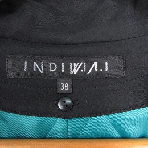 INDIVI（インディヴィ） トレンチコート ロング丈 ライナー付き 綿 38