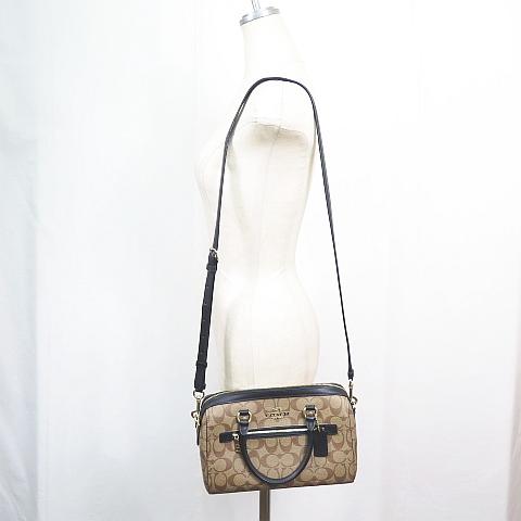 COACH（コーチ） COACH F83607 ローアン サッチェル PVCシグネチャー 