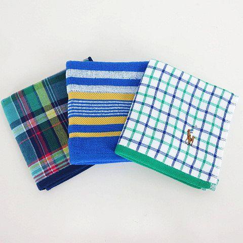 中古 未使用品 ラルフローレン RALPH LAUREN ハンカチ ハンドタオル まとめ 3点セット 小物 グリーン・ブルー・ネイビー ※KM メンズ  【ベ :120-202007200453:ブランド古着販売のベクトル - 通販 - Yahoo!ショッピング