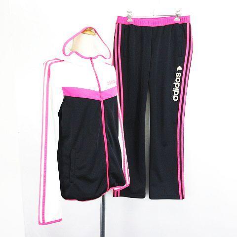 アディダスネオ セットアップ 上下 ジャージ 長袖 フーディ ロング丈 ライン ロゴ L 紺 ピンク 白 スポーツウェア Ekm レディース 1 ブランド古着販売のベクトル 通販 Yahoo ショッピング