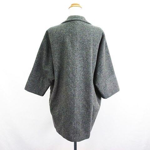 【スピックアンドスパン】チェスターコート ウール ロングコート ドルマン スピックアンドスパン】チェスターコート ウール ロングコート