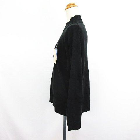 未使用品 PAZNA ニット セーター 長袖 ハイネック カシミヤ調 大きい 
