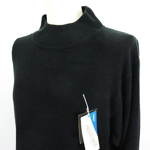 未使用品 PAZNA ニット セーター 長袖 ハイネック カシミヤ調 大きい 