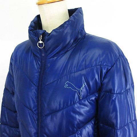 PUMA プーマ 長袖 中綿 ジャケット ブルー ゴルフ メンズ ロゴ柄 PUMA プーマ 長袖 中綿 ジャケット ブルー ゴルフ メンズ ロゴ柄 楽天