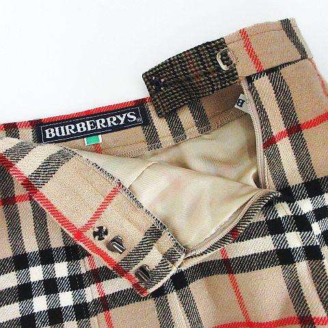 バーバリーズ Burberrys スカート ボトムス ミモレ丈 プリーツ ノバ