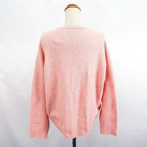 未使用品 BRICOLAGE ニット セーター 長袖 丸首 ケーブル編み LL