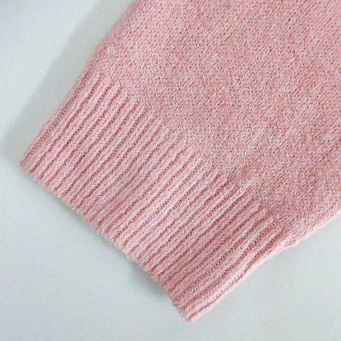 未使用品 BRICOLAGE ニット セーター 長袖 丸首 ケーブル編み LL