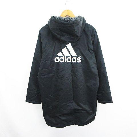 adidas（アディダス） ベンチコート アウター 長袖 ハーフ丈 裏ボア 裏