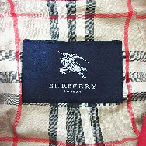 バーバリー ロンドン BURBERRY LONDON ステンカラーコート アウター 長袖 ハーフ丈 背抜き ストレッチ 11 ダークピンク ※EKM レディース_3