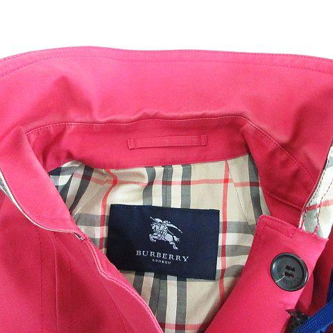 バーバリー ロンドン BURBERRY LONDON ステンカラーコート アウター 長袖 ハーフ丈 背抜き ストレッチ 11 ダークピンク ※EKM レディース_6