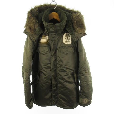 楽天カード分割 中古 ヒステリックグラマー Hysteric Glamour モッズコート ミリタリージャケット Primaloft プリマロフト 中綿 ワッペン 04ac01 カーキ グリーン S 121 ブランド古着販売のベクトル 通販 Yahoo ショッピング 国内配送