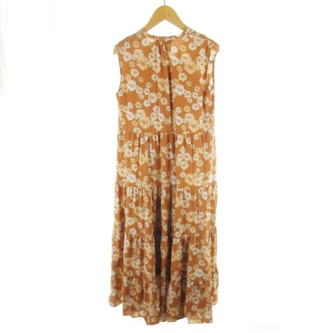 中古 未使用品 ポールスチュアート Paul Stuart Uniqlo ユニクロ ワンピース ロング マキシ ノースリーブ 花柄 フラワー 茶 ブラウン S レディース 121 ブランド古着販売のベクトル 通販 Yahoo ショッピング