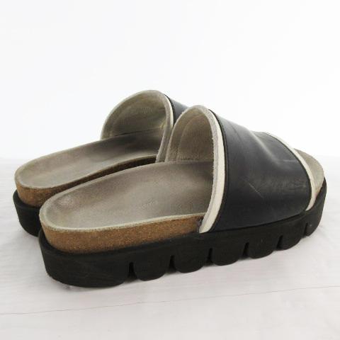 値頃 中古 エンダースキーマ Hender Scheme キャタピラサンダル Caterpillar バイカラー 黒 ブラック 白 ホワイト 2 約24ｃｍ 靴 メンズ レディース サンダル Www Ayacouture Co Uk