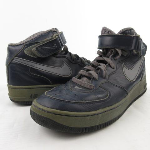 ナイキ Nike スニーカー Air Force 1 Mid Sc エアフォースワン 401 ネイビー グレー Us10 5 28 5ｃｍ ヴィンテージ オールド メン 121 ブランド古着販売のベクトル 通販 Yahoo ショッピング