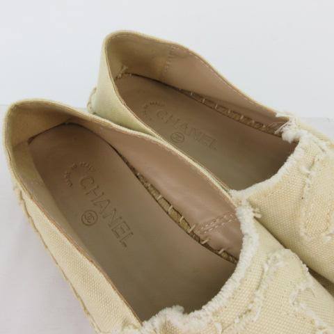 最大50％オフ！最大50％オフ！中古 シャネル CHANEL エスパドリーユ
