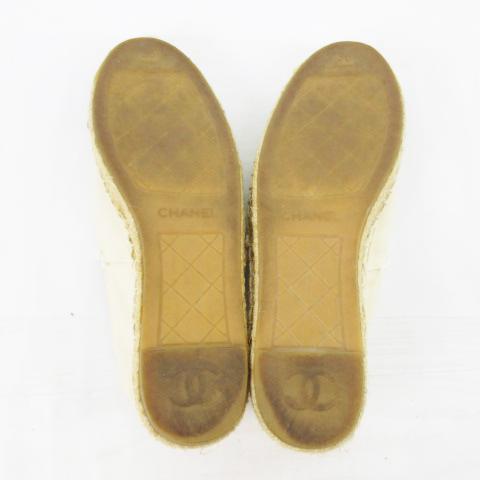 最大50％オフ！最大50％オフ！中古 シャネル CHANEL エスパドリーユ