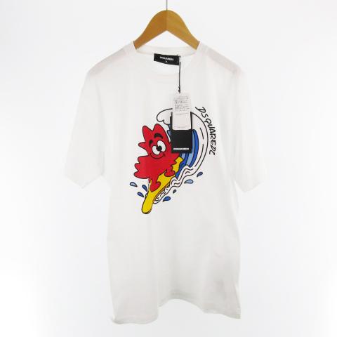 未使用品 ディースクエアード DSQUARED2 23SS Tシャツ 半袖 ロゴ