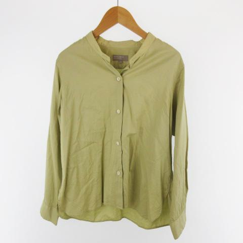 マーガレットハウエル MARGARET HOWELL 長袖 シャツ コットン シルク 578-9253020 黄緑系 グリーン 1 19SS  レディース :121-902305080003:ブランド古着販売のベクトル - 通販 - Yahoo!ショッピング