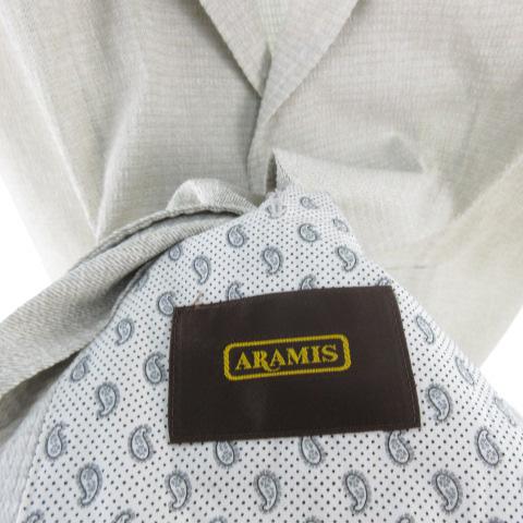 アラミス ARAMIS テーラードジャケット 背抜き 2B カーキ系 M 上着 