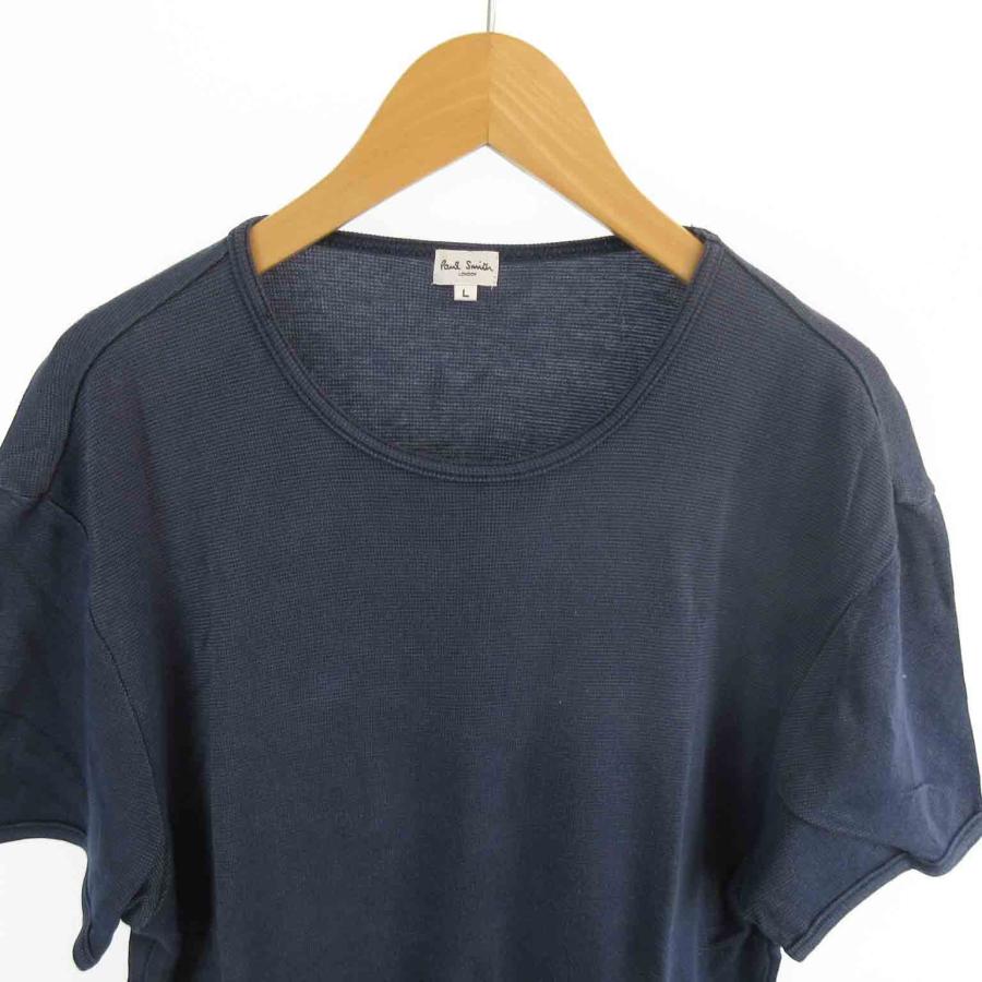 Paul Smith ポールスミス PAUL SMITH Tシャツ 半袖 無地 紺 ネイビー 