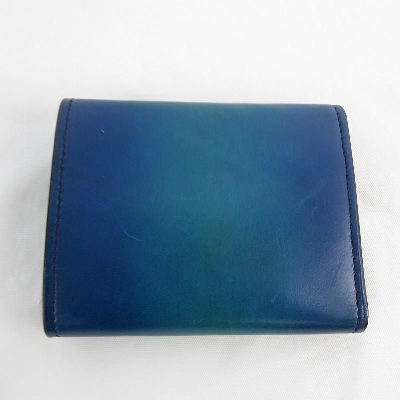 ＊ 超コンパクト財布 YUHAKU ユハク ブルー YFF191 超コンパクト財布 YUHAKU ユハク ブルー YFF191