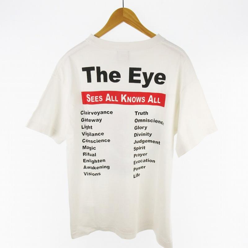セントマイケル SAINTMICHAEL 21SS EYE TEE アイプリント 半袖 T