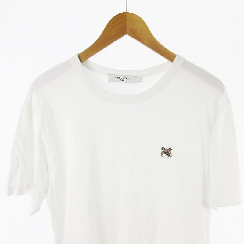 メゾンキツネ MAISON KITSUNE Tシャツ 半袖 グレーフォックス 
