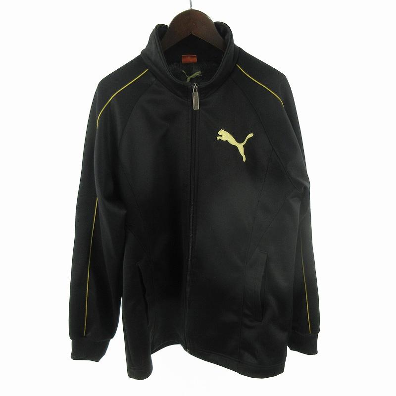 PUMA（プーマ） ジャージ トラックジャケット ブラック ゴールド 黒