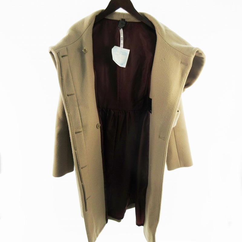 sov ベージュ Vネック フード付き パーカー sov ベージュ Vネック フード付き パーカー