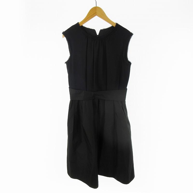 Rene ルネ ノースリーブワンピース ブラック 黒 36 【公式通販】