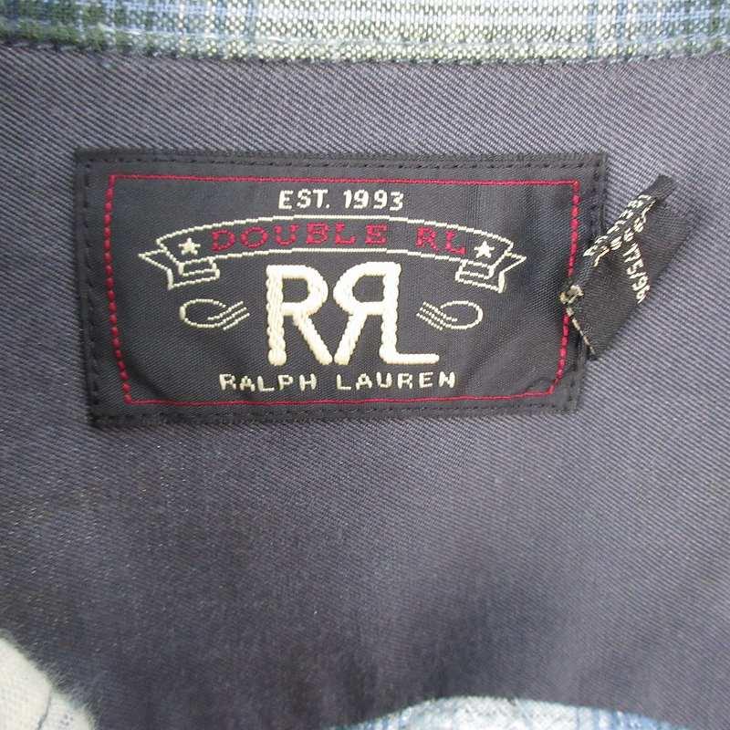 ダブルアールエル RRL シャツ 長袖 オープンカラー オンブレ ダブルアールエル RRL シャツ 長袖 オープンカラー オンブレ
