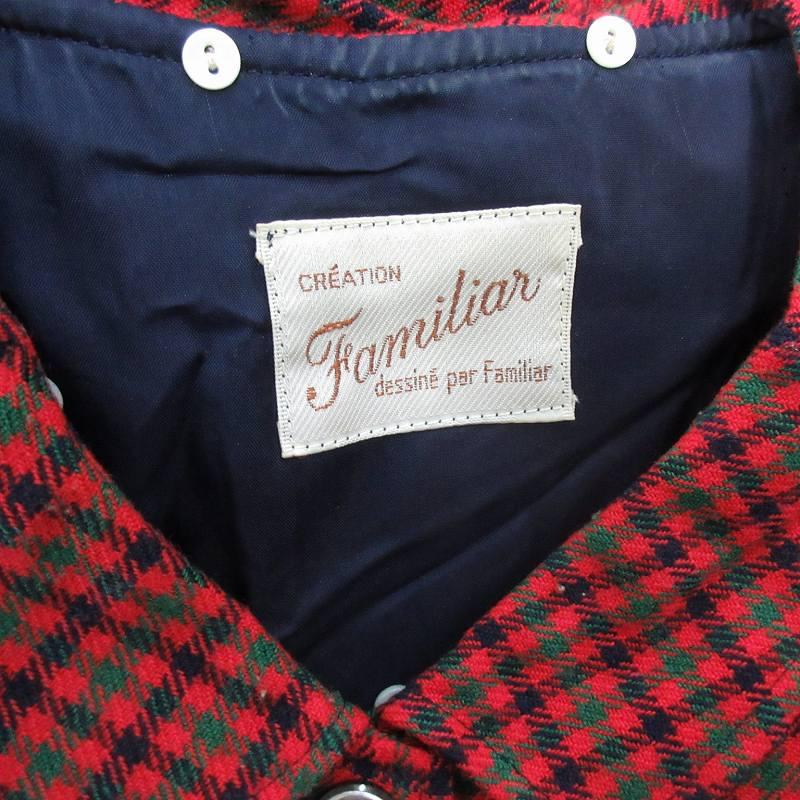 ファミリア Familiar ヴィンテージ オールド レトロ ワンピース