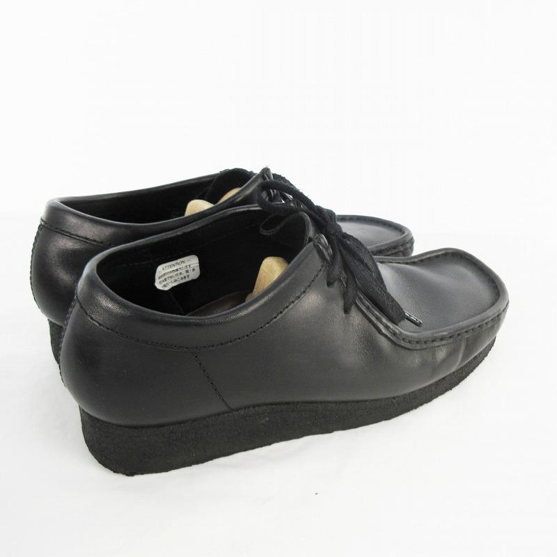 ■ Clarks クラークス ワラビーブーツ レザーシューズ 11826 黒 CLARKS クラークス WALLABEEBOOT ワラビーブーツ ブラックレザー