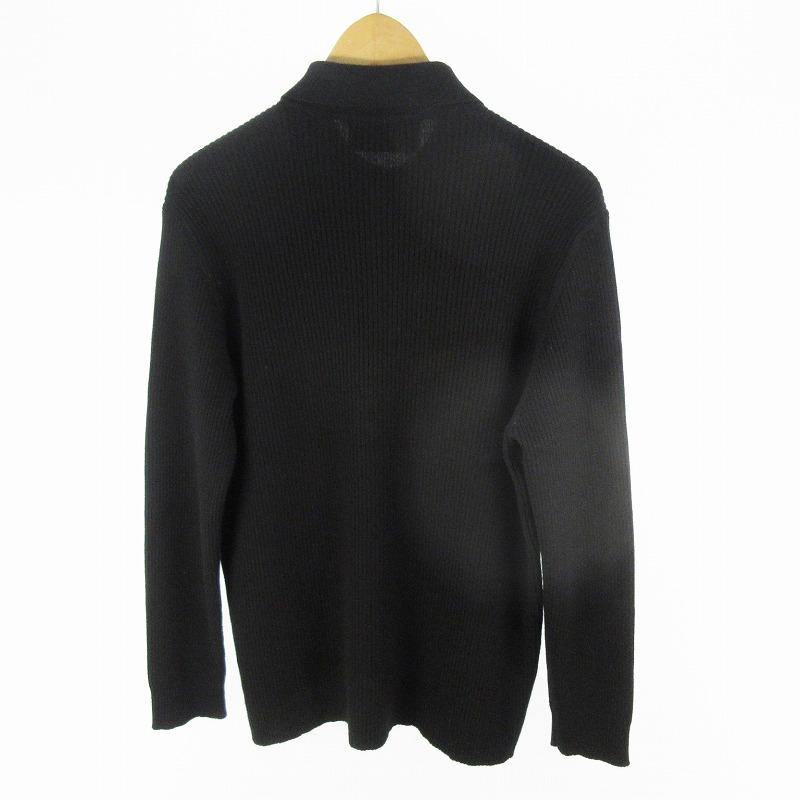 PRADA（プラダ） カシミヤ100％ セーター ニット ハーフボタン 黒