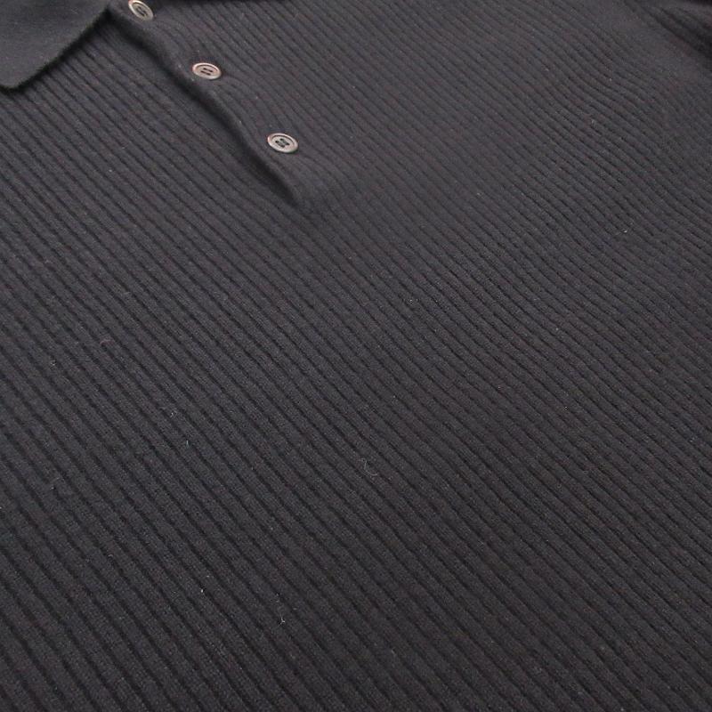 PRADA（プラダ） カシミヤ100％ セーター ニット ハーフボタン 黒