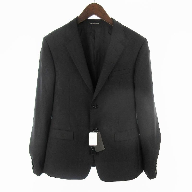 エンポリオアルマーニ　スーツセット　ストライプ柄　ブラック 48 メンズ スーツ＆タキシード |【公式】エンポリオ アルマーニ