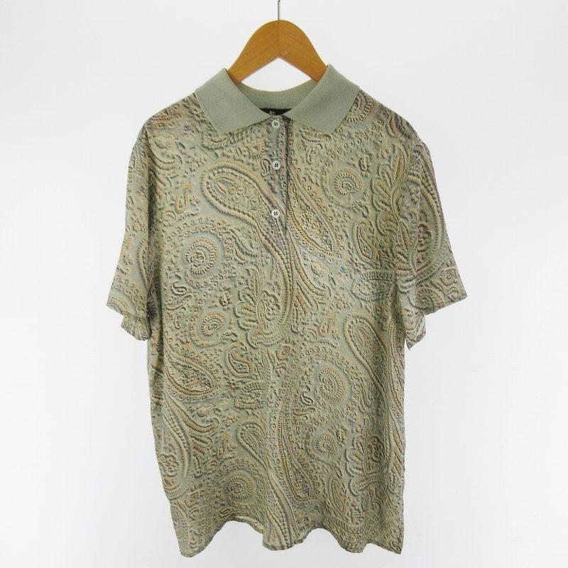 直営店で購入　ETRO ペイズリー柄 ポロシャツ L ETRO/エトロ】よりペイズリー総柄ポロシャツを買取入荷致しました