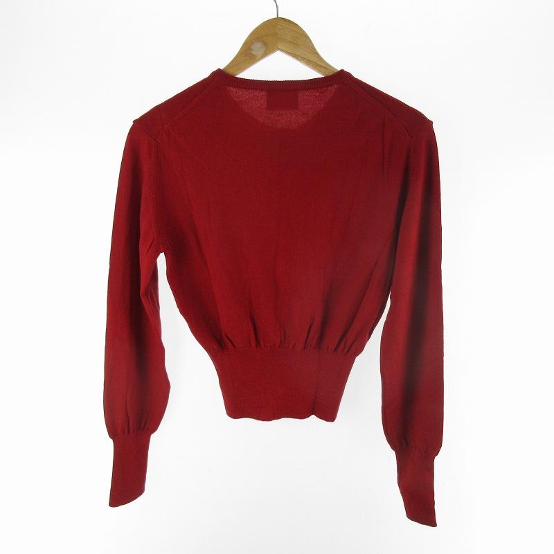 ヴィヴィアンウエストウッドレッドレーベル ニット リブカーディガン オーブ刺繍 ヴィヴィアンウエストウッド レッドレーベルVivienne Westwood