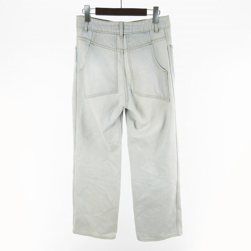 【中古】エコーズラッタ ECKHAUS LATTA WIDE LEG JEAN ワイドレッグ デニムパンツ ジーンズ Gパン 28 EL22PS-2 エコーズラッタ ECKHAUS LATTA WIDE LEG JEAN ワイドレッグ デニム