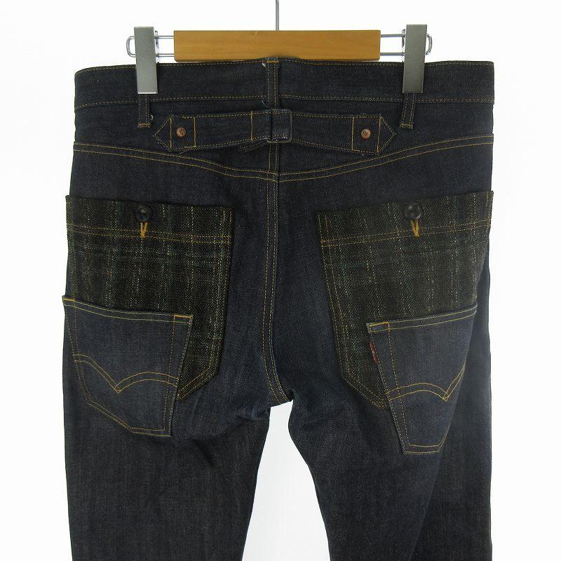 【中古】ジュンヤワタナベマン コムデギャルソン Levi's リーバイス 20AW 再構築 チェック デニムパンツ WF-P210 ジュンヤワタナベマン JUNYA WATANABE MAN コムデギャルソン Levi's