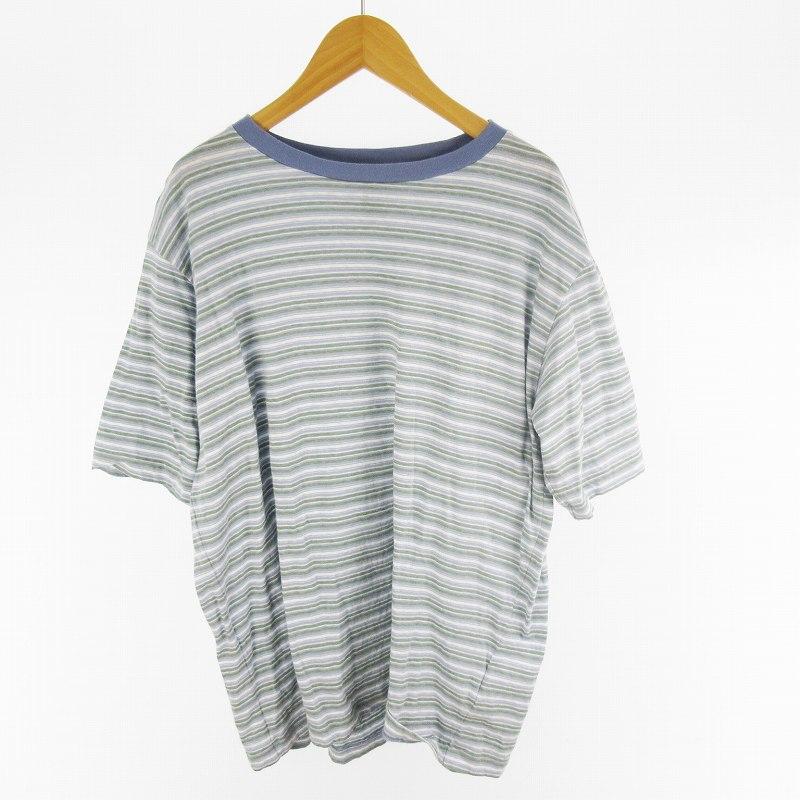 25SS バトナー BATONER ハンドドローイング ボーダー Tシャツ 半袖