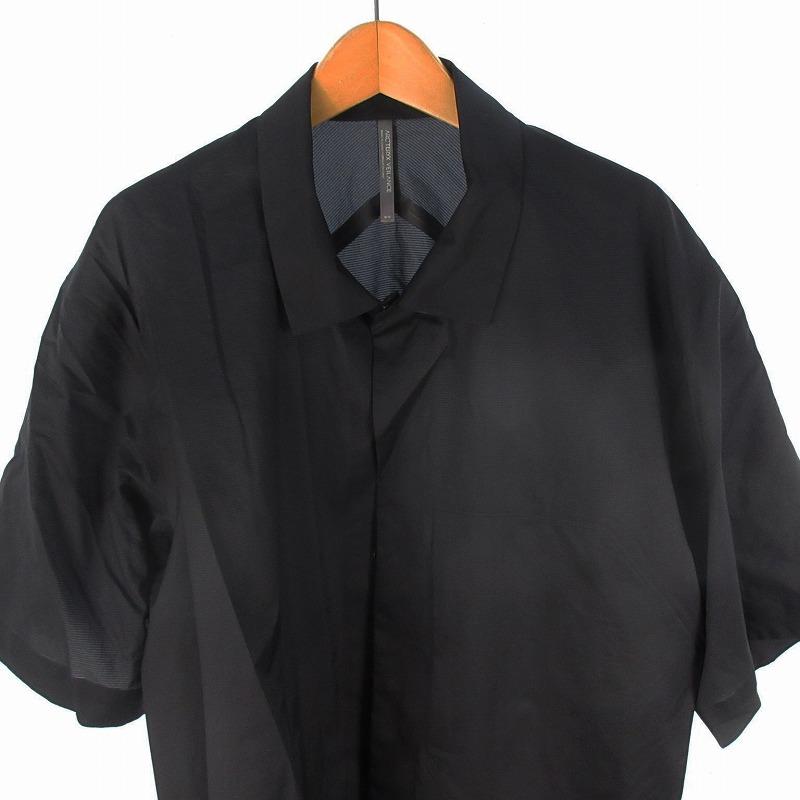【中古】アークテリクス ヴェイランス ARC'TERYX VEILANCE 25年製 Demlo SS shirt シャツ 半袖 X000007038 黒 M アークテリクス ヴェイランス ARC'TERYX VEILANCE 25年製 Demlo SS
